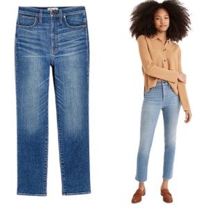 Madewell Tall Curvy Stovepipe Jeans in Euclid Wash 27 Tall